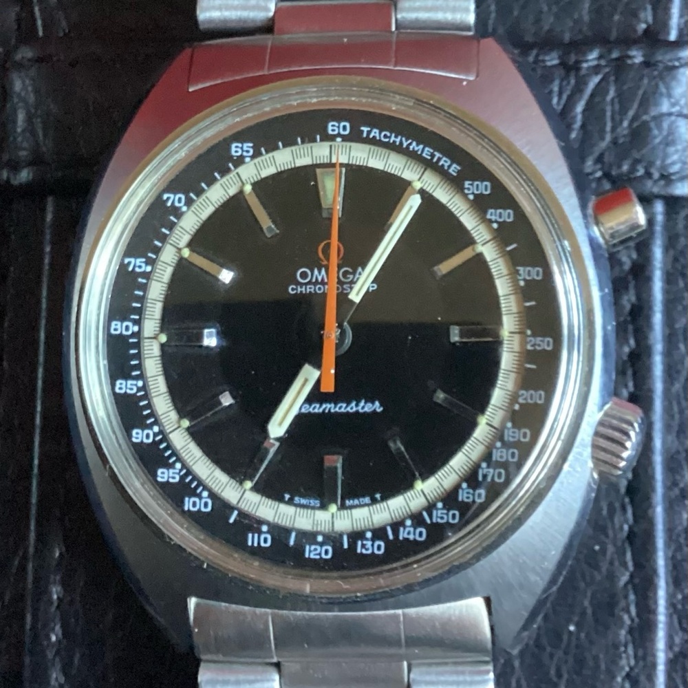 Vintage Omega Seamaster Chronostop Ref. 145.007 Stainless Steel 1170 Bracelet